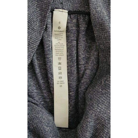 NWT Lululemon Boulevard Bliss Heathered Blue Athletic Skirt Sz 6 - Picture 7 of 9